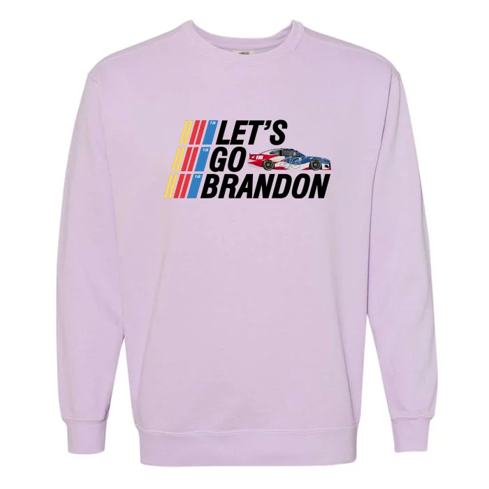 Let's Go Brandon Racing ORIGINAL Garment-Dyed Sweatshirt