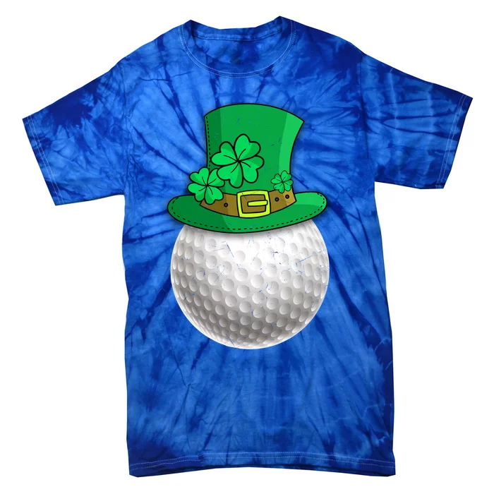 Leprechaun Golf Ball Saint Patrick's Day Irish Gift Tie-Dye T-Shirt