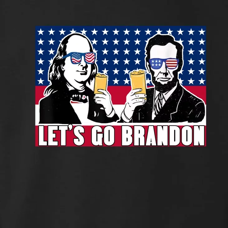 Let's Go Brandon FJB Abe Lincoln George Washington Toddler Hoodie