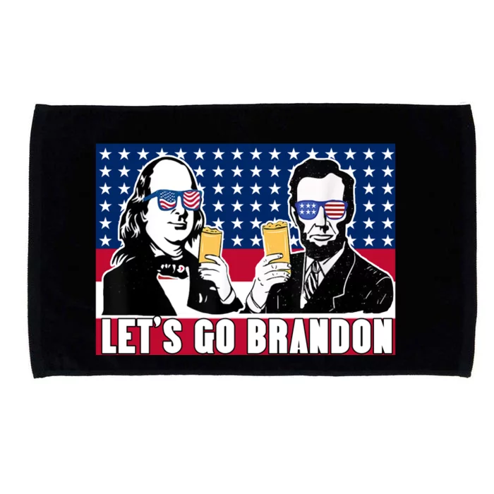 Let's Go Brandon FJB Abe Lincoln George Washington Microfiber Hand Towel