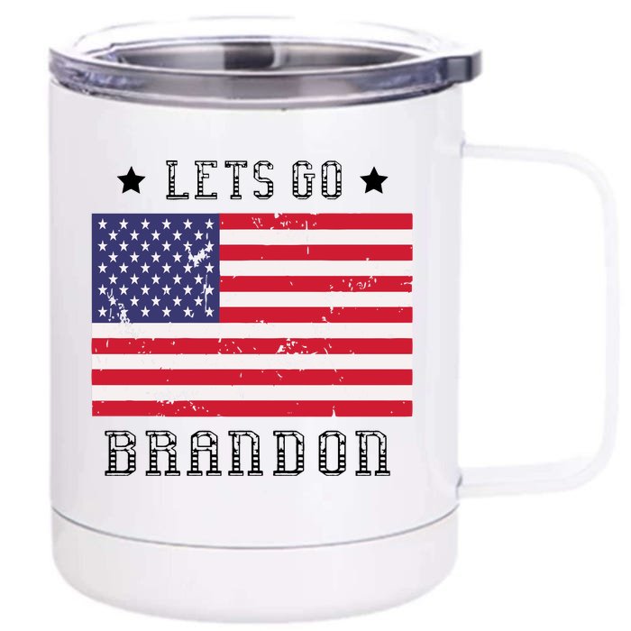 LetS Go Brandon Front & Back 12oz Stainless Steel Tumbler Cup