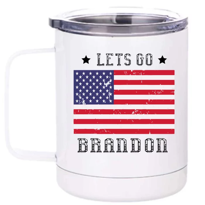 LetS Go Brandon Front & Back 12oz Stainless Steel Tumbler Cup