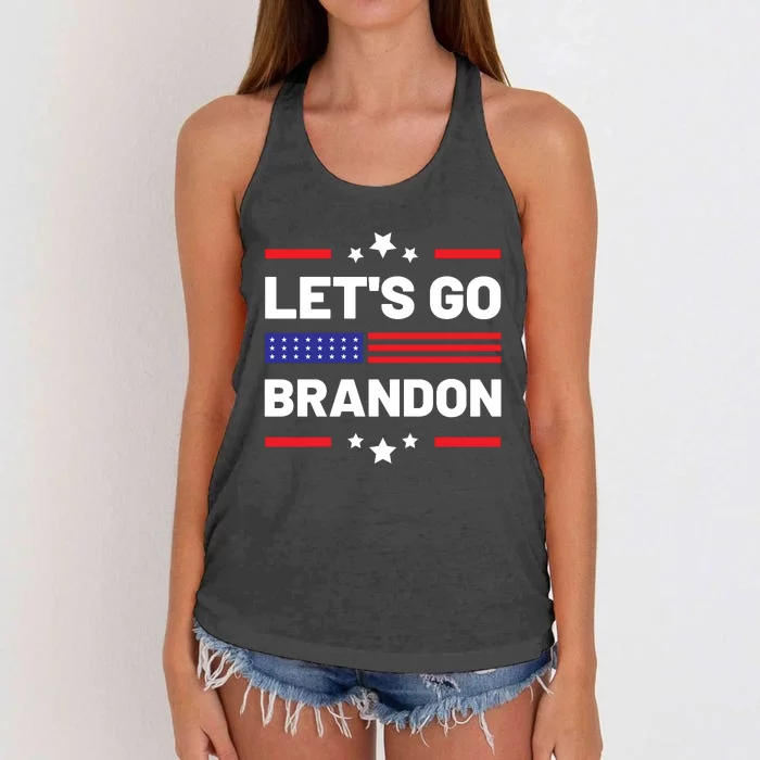 Let's Go Brandon Lets Go Brandon Women's Knotted Racerback Tank