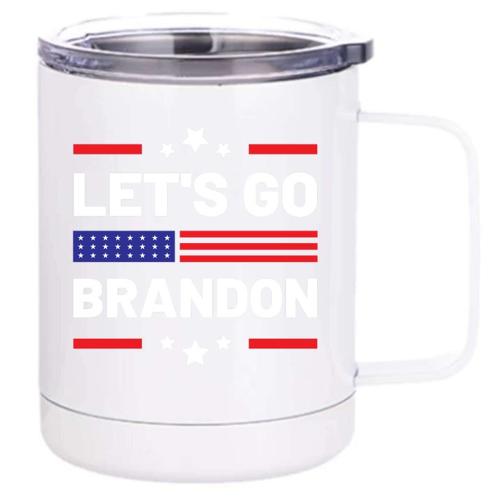 Let's Go Brandon Lets Go Brandon Front & Back 12oz Stainless Steel Tumbler Cup