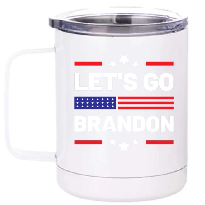 Let's Go Brandon Lets Go Brandon Front & Back 12oz Stainless Steel Tumbler Cup