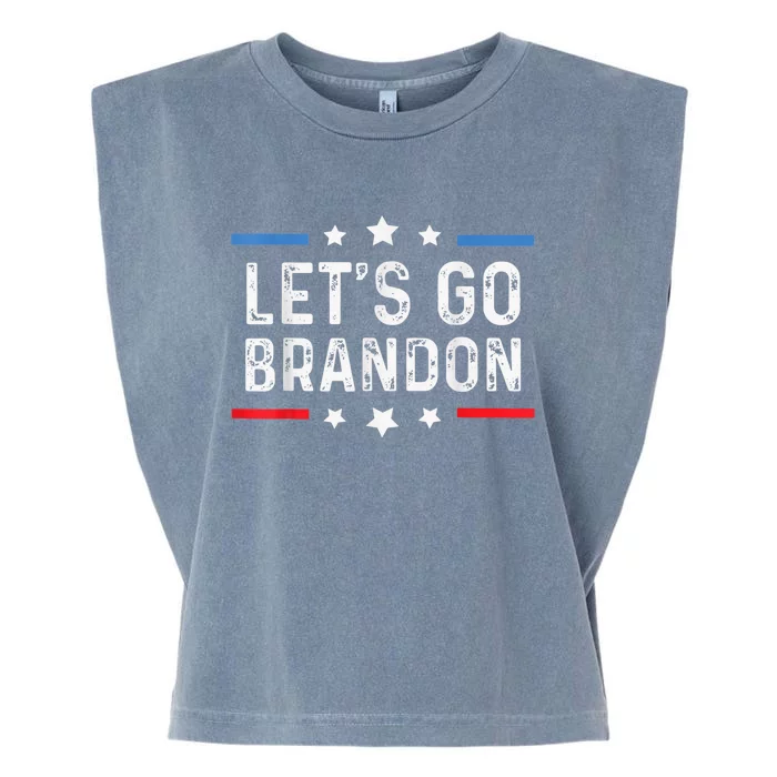 Lets Go Brandon Shirt Let's Go Brandon Funny Garment-Dyed Women's Muscle Tee