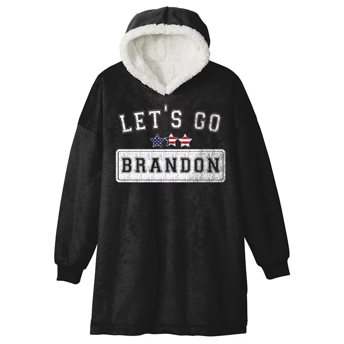 Let's Go Brandon, Joe Biden Chant, Impeach Biden Hooded Wearable Blanket