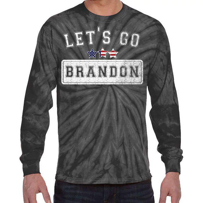 Let's Go Brandon, Joe Biden Chant, Impeach Biden Tie-Dye Long Sleeve Shirt