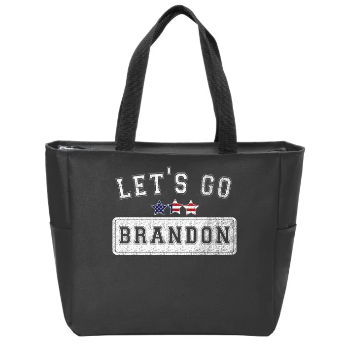 Let's Go Brandon, Joe Biden Chant, Impeach Biden Zip Tote Bag