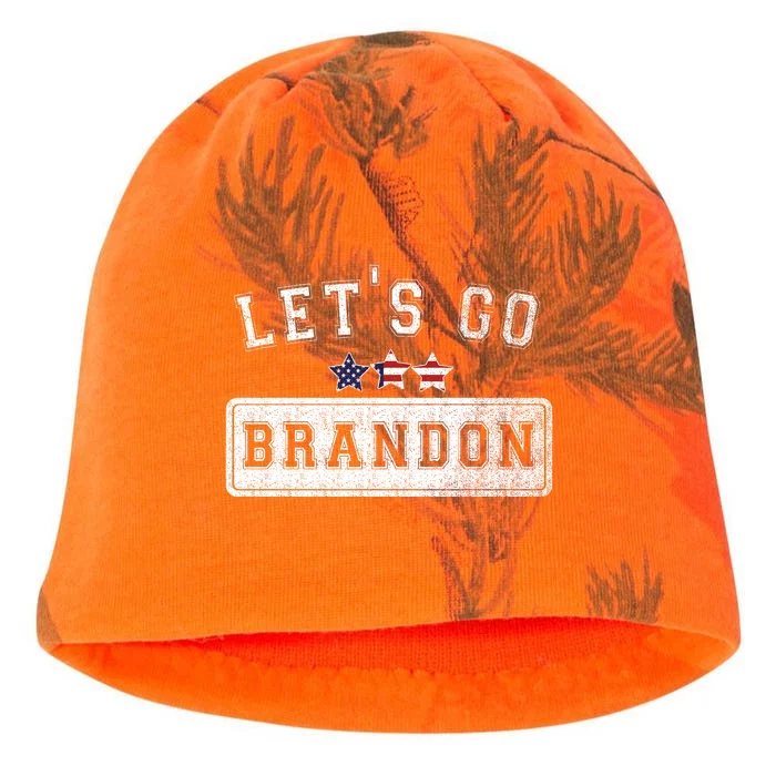 Let's Go Brandon, Joe Biden Chant, Impeach Biden Kati - Camo Knit Beanie