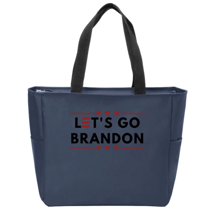 LetS Go Brandon Zip Tote Bag