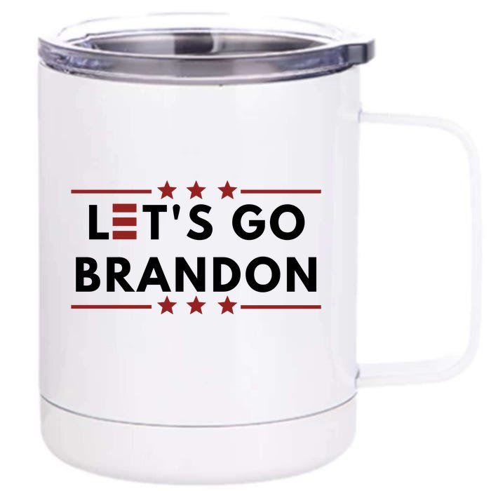 LetS Go Brandon Front & Back 12oz Stainless Steel Tumbler Cup