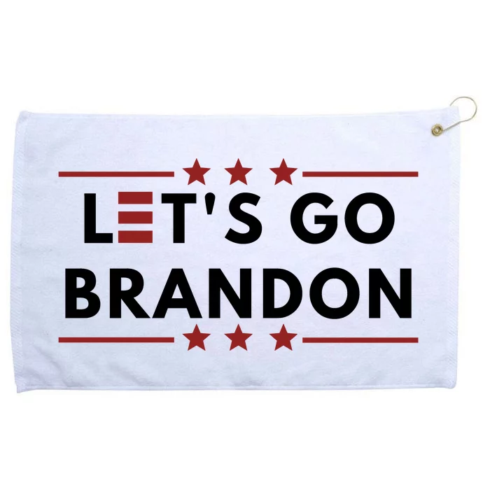 LetS Go Brandon Grommeted Golf Towel