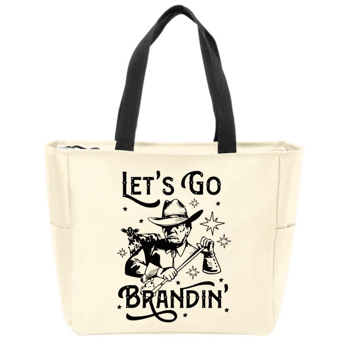 Lets Go Brandin Take Back America Pro Trump 2024 Zip Tote Bag