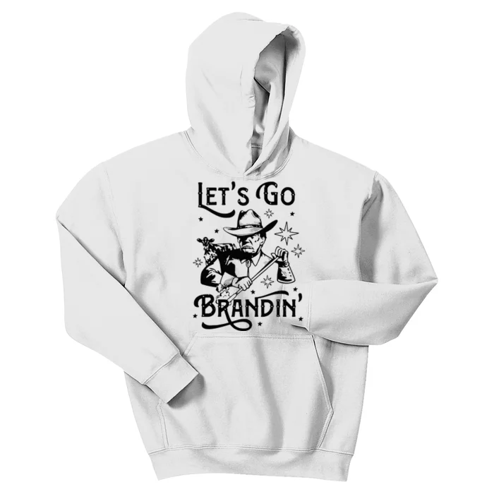 Lets Go Brandin Take Back America Pro Trump 2024 Kids Hoodie