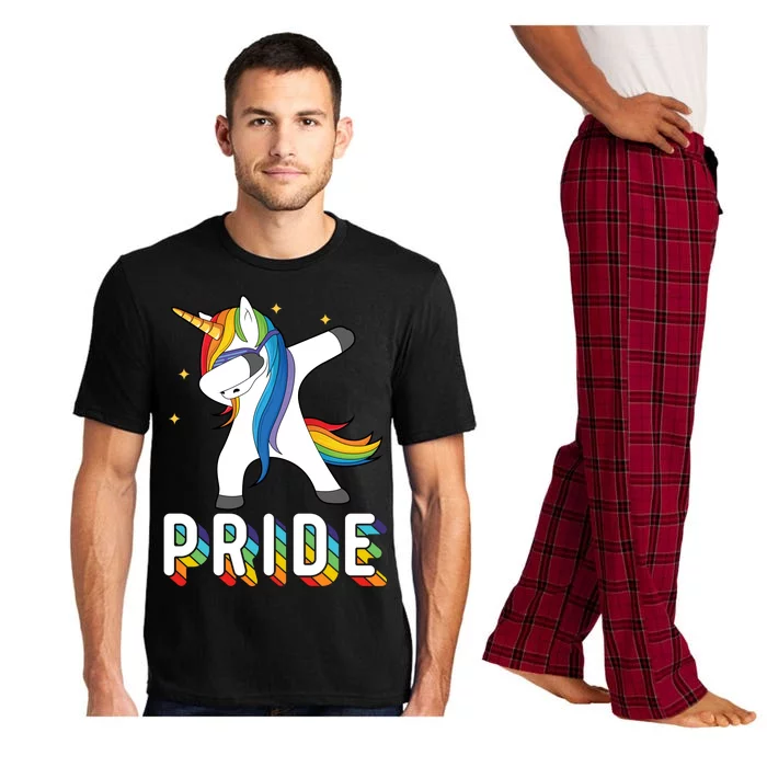 LGBT Gay Pride Dabbing Unicorn Pajama Set