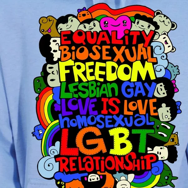 LGBT Illustration Unisex Surf Hoodie