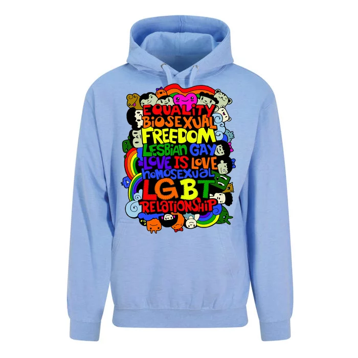 LGBT Illustration Unisex Surf Hoodie