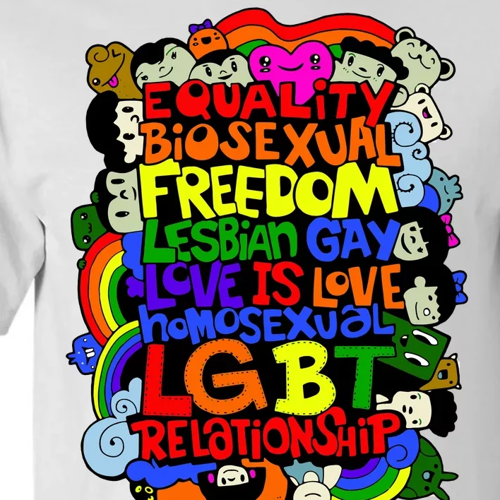 LGBT Illustration Tall T-Shirt