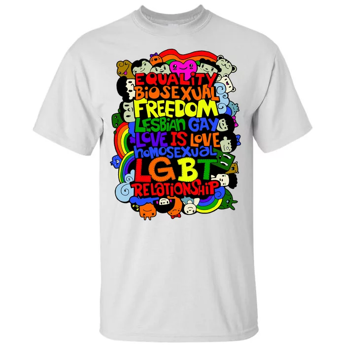 LGBT Illustration Tall T-Shirt