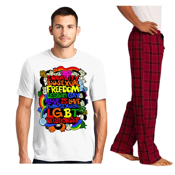 LGBT Illustration Pajama Set