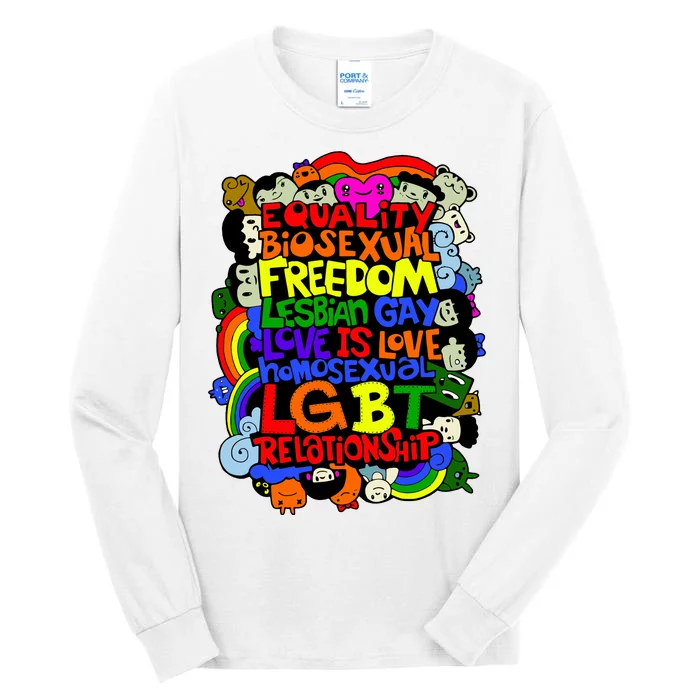 LGBT Illustration Tall Long Sleeve T-Shirt