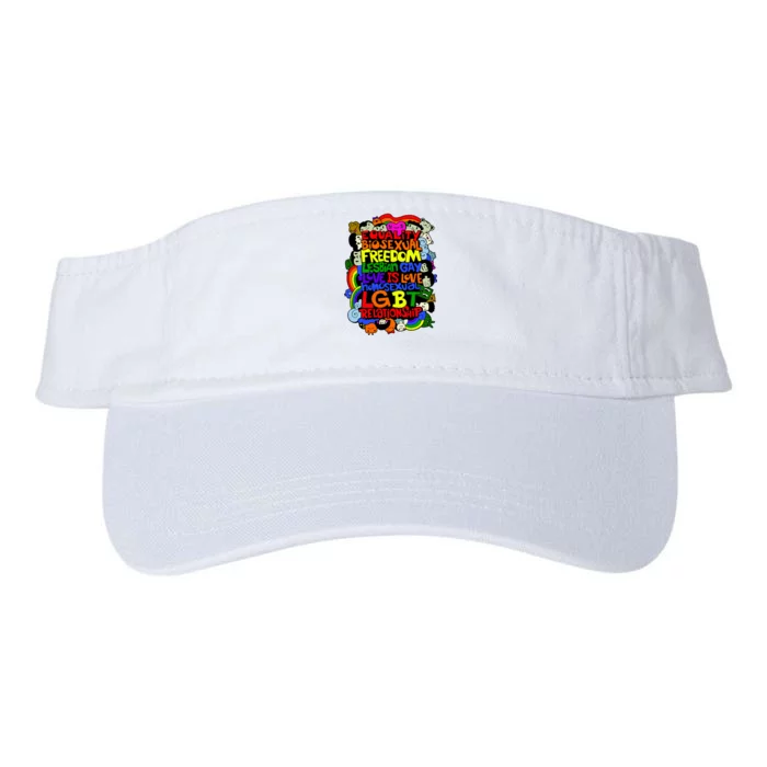 LGBT Illustration Valucap Bio-Washed Visor