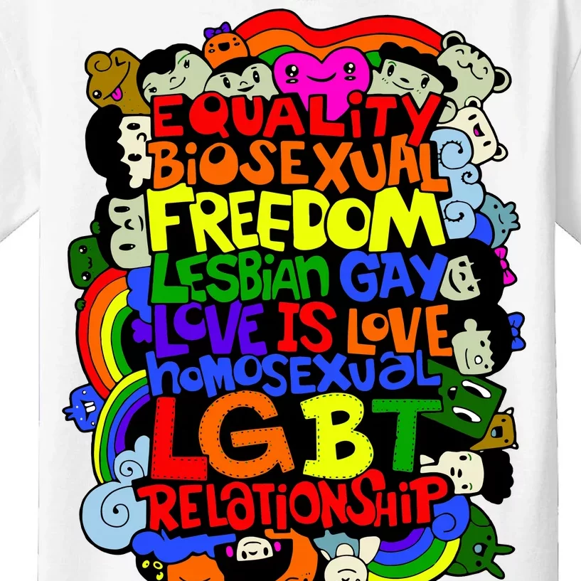 LGBT Illustration Kids T-Shirt