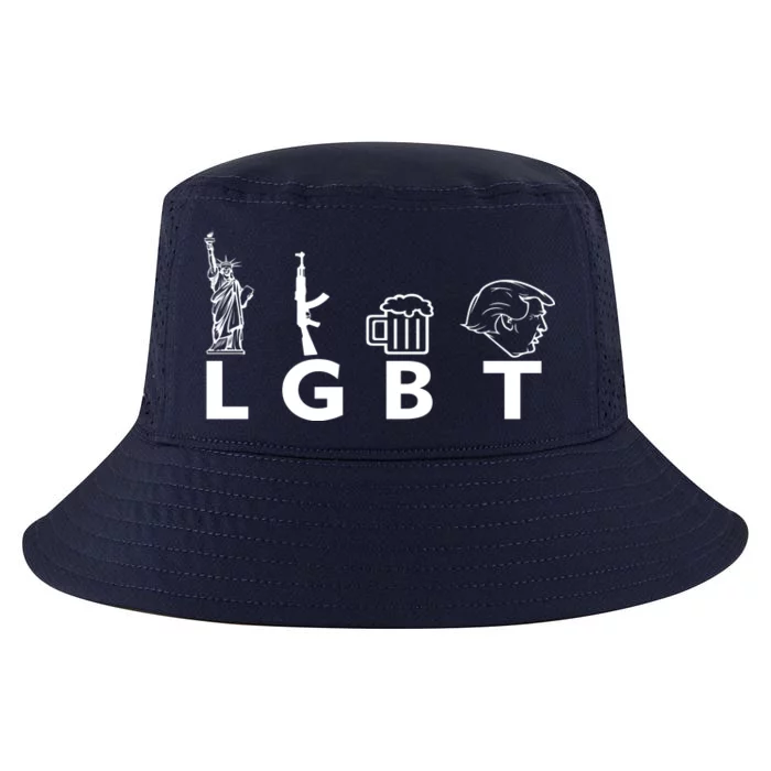 LGBT Lady Liberty Guns Beer Trump Donald Trump Cool Comfort Performance Bucket Hat