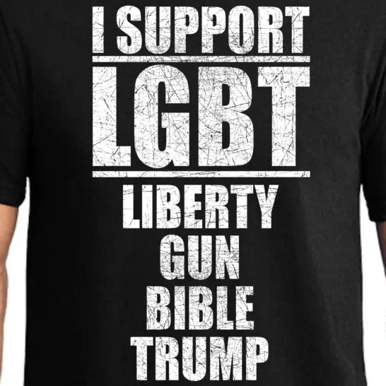 LGBT Liberty Gun Bible Trump Pajama Set