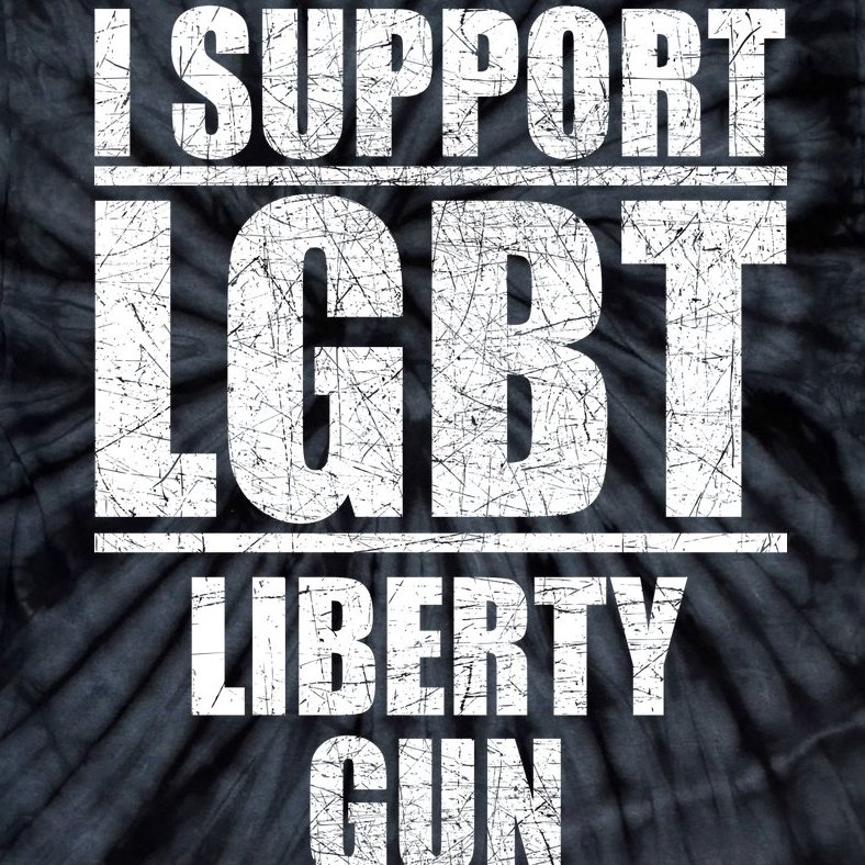 LGBT Liberty Gun Bible Trump Tie-Dye T-Shirt