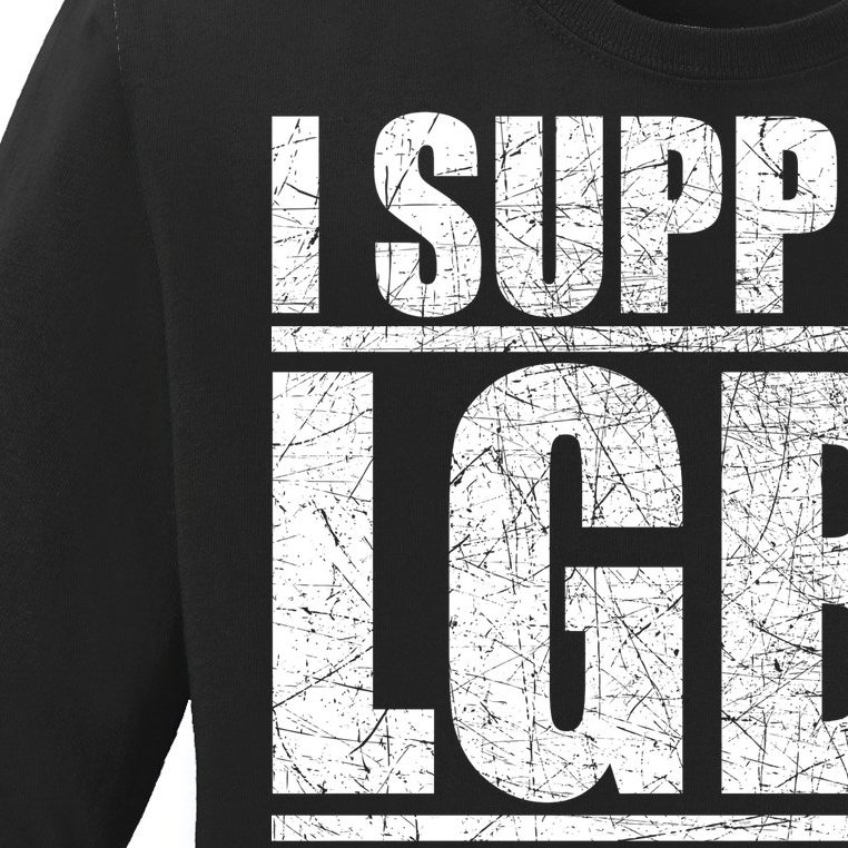 LGBT Liberty Gun Bible Trump Ladies Missy Fit Long Sleeve Shirt