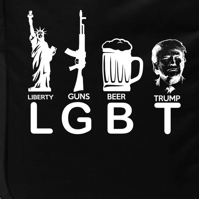 LGBT Liberty Guns Beer Pro Donald Trump Impact Tech Backpack