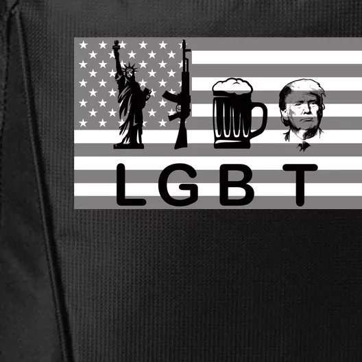 LGBT Liberty Guns Beer Trump City Backpack