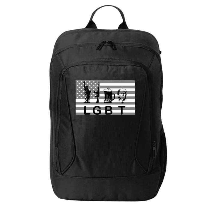 LGBT Liberty Guns Beer Trump City Backpack