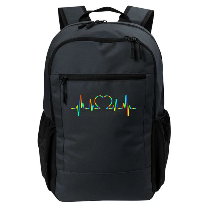 LGBT Love Heart Pulse Daily Commute Backpack