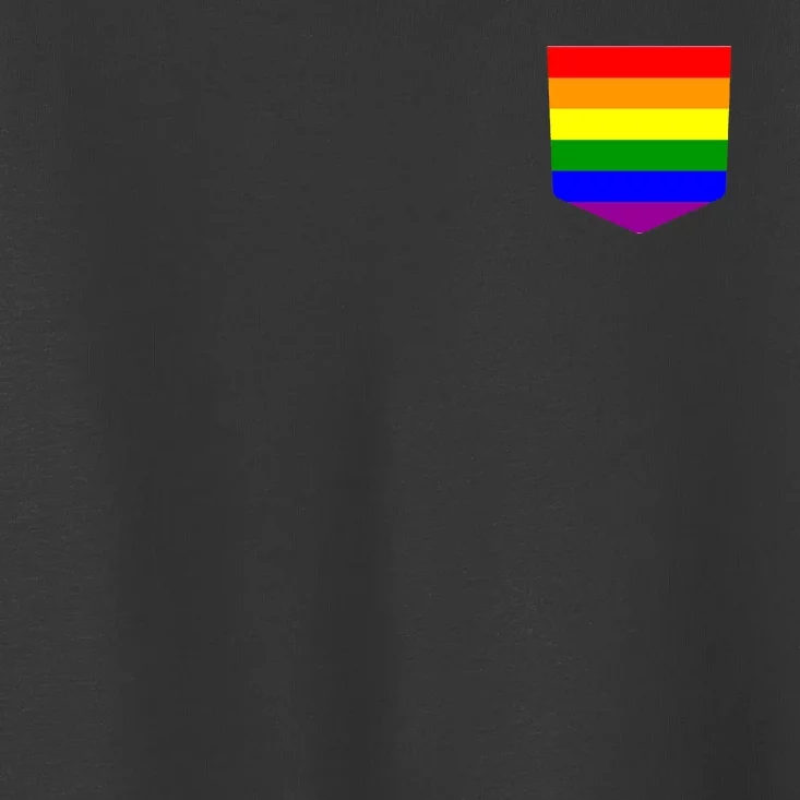 LGBT Pocket Rainbow Toddler T-Shirt