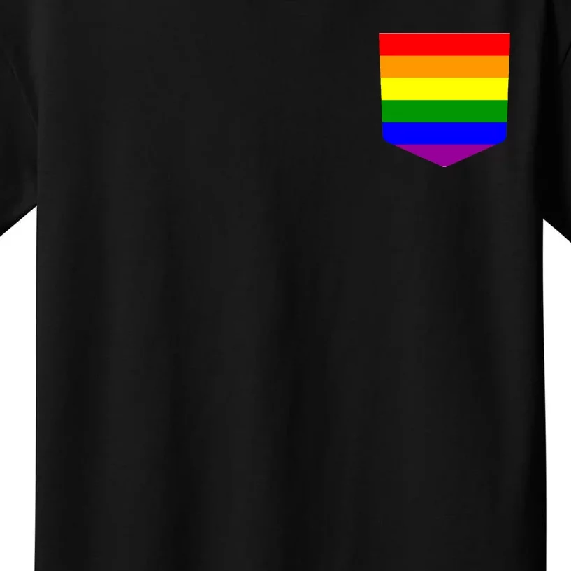 LGBT Pocket Rainbow Kids T-Shirt