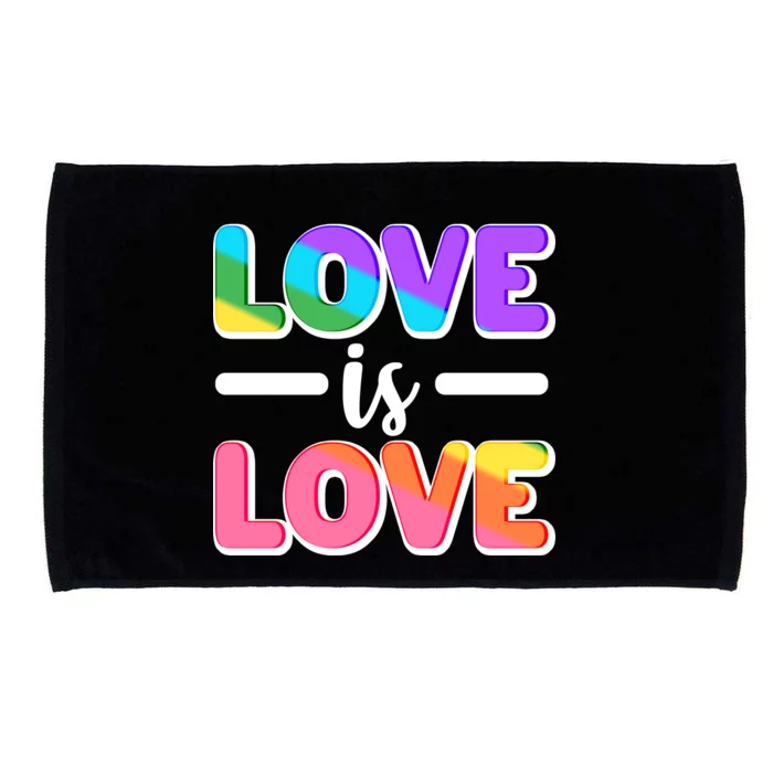 LGBTQ Love Is Love Microfiber Hand Towel