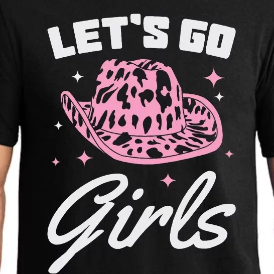 LetS Go Cowgirl Southern Western Cute Cowboy Hat Gift Pajama Set