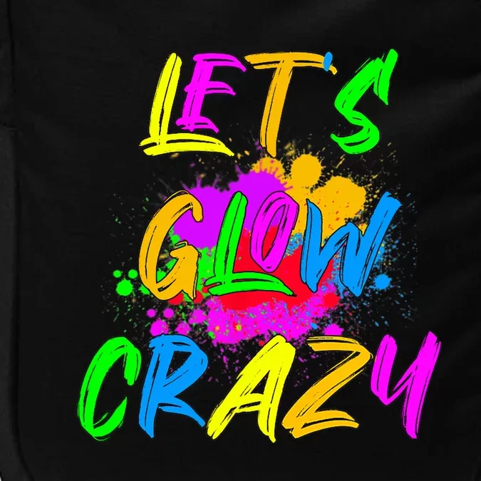 Let's Glow Crazy Outfit Retro Colorful Party Impact Tech Backpack