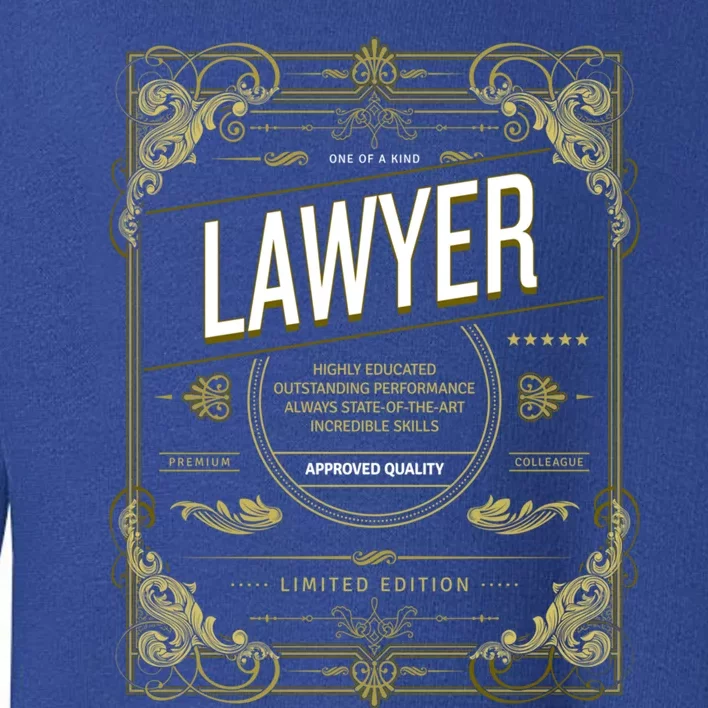 Lawyer Gift Cool Gift Toddler Sweatshirt