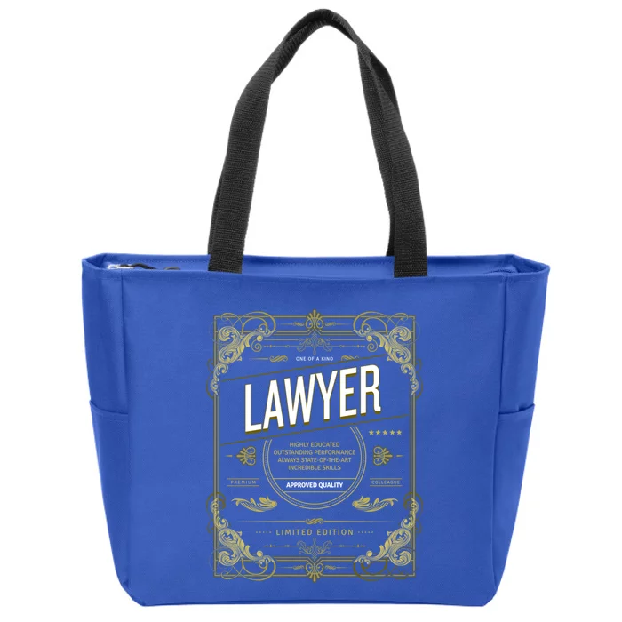 Lawyer Gift Cool Gift Zip Tote Bag