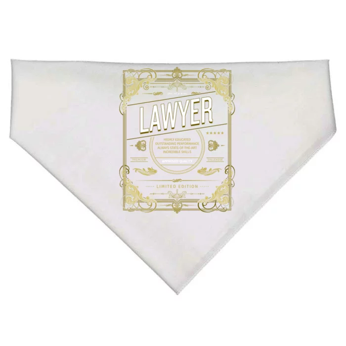 Lawyer Gift Cool Gift USA-Made Doggie Bandana