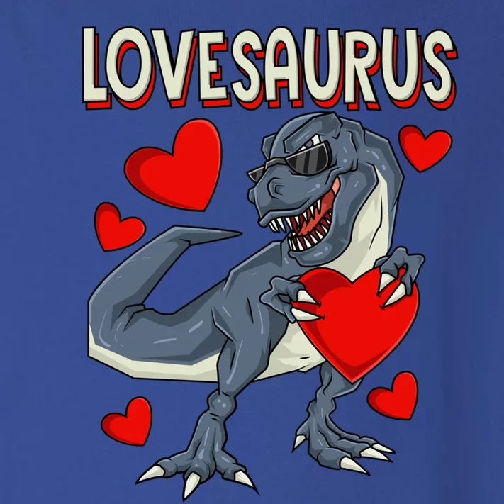 Lovesaurus Gift Couple Dino Love Valentine's Day Gift Meaningful Gift Toddler Long Sleeve Shirt