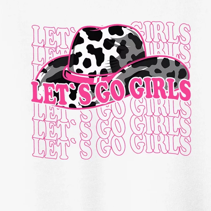 Let´s Go Country Southern Western Cow pattern Toddler T-Shirt