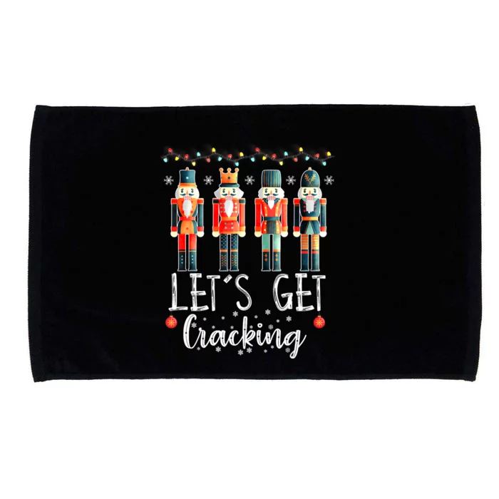 LetS Get Cracking Christmas Nutcracker Ballet Microfiber Hand Towel