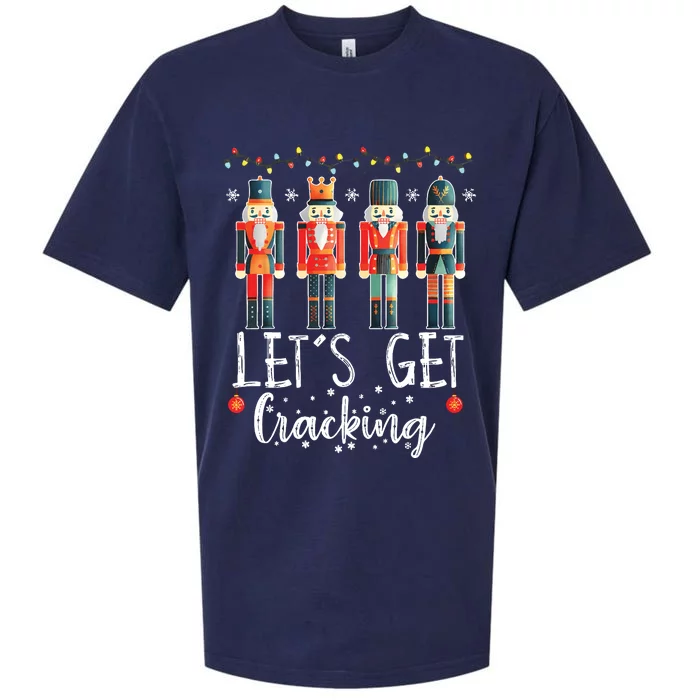 Lets Get Cracking Christmas Nutcracker Ballet Sueded Cloud Jersey T-Shirt