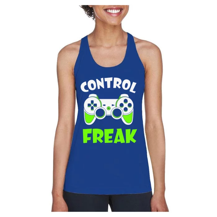 Large Game Console Controller Control Freak Gift Women's Racerback Tank