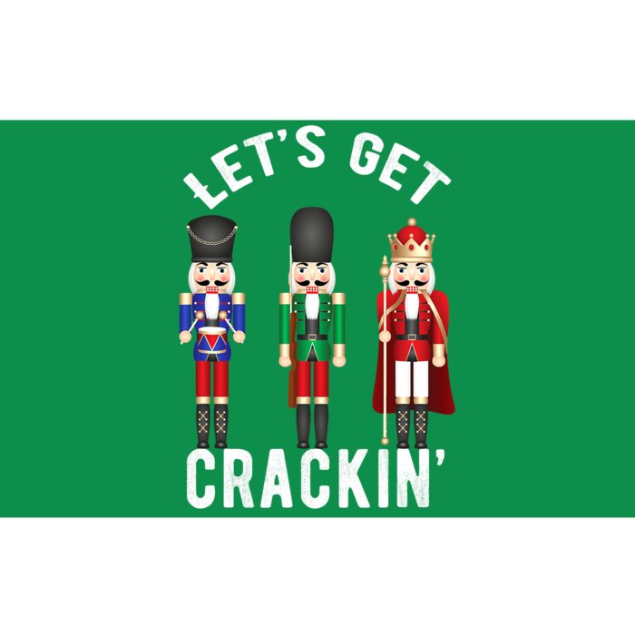 Lets Get Crackin Ballet Christmas Nutcracker Squad Bumper Sticker